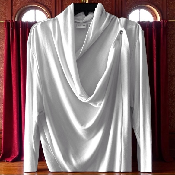 Chico’s Zenergy 2-in-1 Cardigan Jacket | White | Size 2 (L/12) | NWOT - Picture 9 of 12